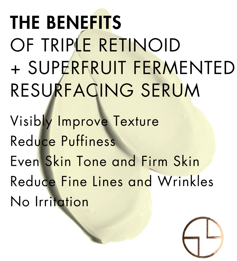 
                  
                    CACAYE Triple Retinoid + Superfruit Fermented Resurfacing Serum Mini Benefits
                  
                