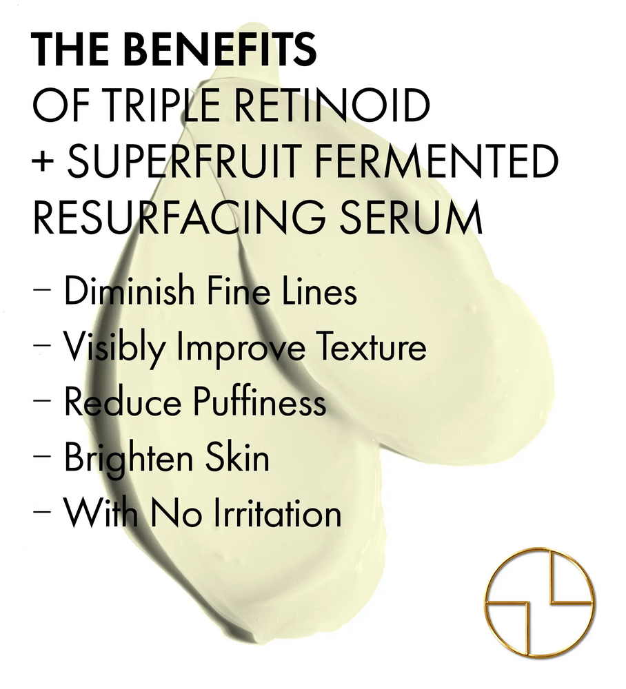 
                  
                    CACAYE Triple Retinoid + Superfruit Fermented Resurfacing Serum Benefits
                  
                