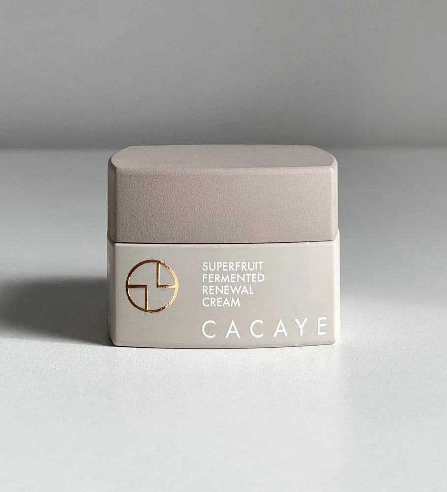 
                  
                    CACAYE Superfruit Fermented Renewal Cream with Grey Background
                  
                